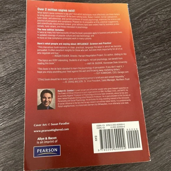 Influence : Science and Practice by Robert Cialdini (2008, Trade Paperback) - Picture 3 of 3